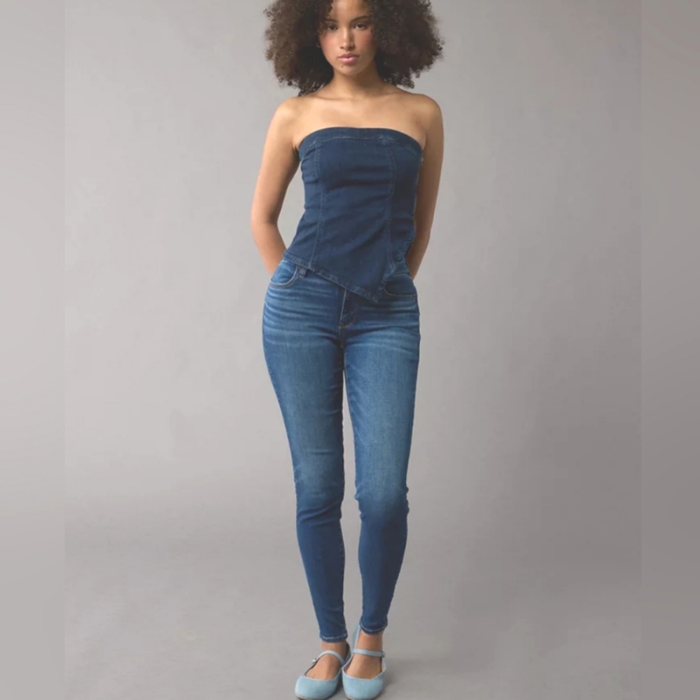 American Eagle Outfitters Blue Jeggings